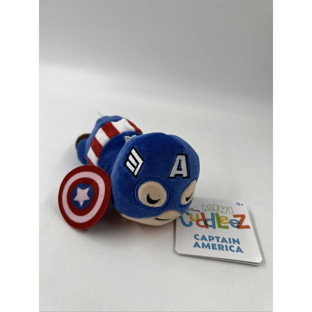 Captain America Marvel and Disney Mini Cuddleez 6.5" Mini Plush Toy